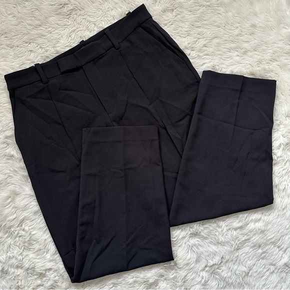 Madewell Trousers The Petite Fairbanks Pant Dress Pants Black P8 NWT New - Picture 3 of 12